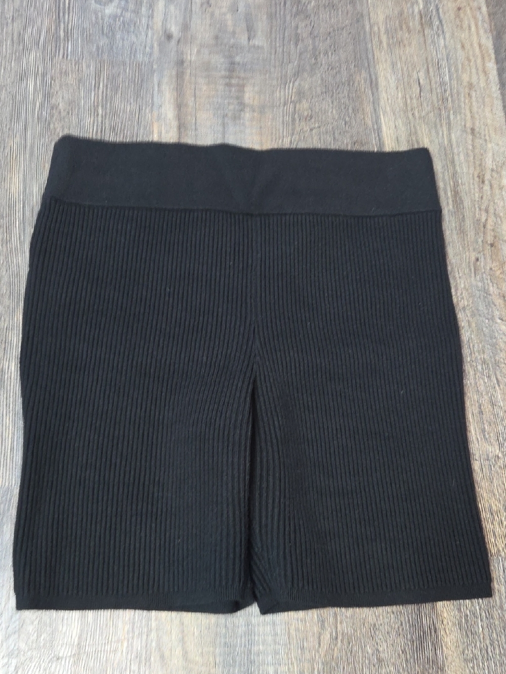 lululemon athletica Black Ribbed Bike Shorts